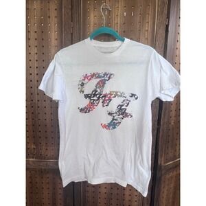 Foo Fighters FF Logo Short Sleeve White T Shirt Men's Medium